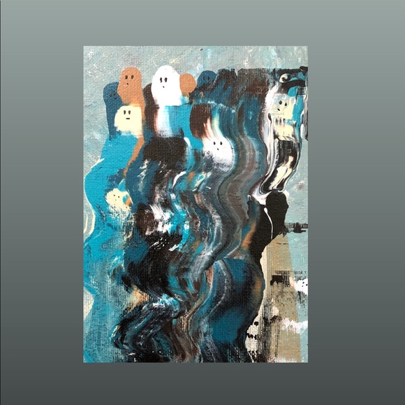 Other - 🖼 Piece #3 | Original hand painted abstract art